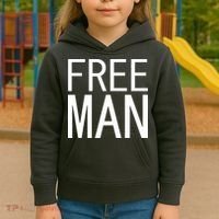 Free Man Kids Hoodie thumb 3