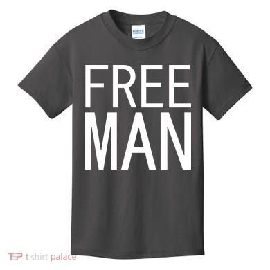 Free Man Kids T-Shirt