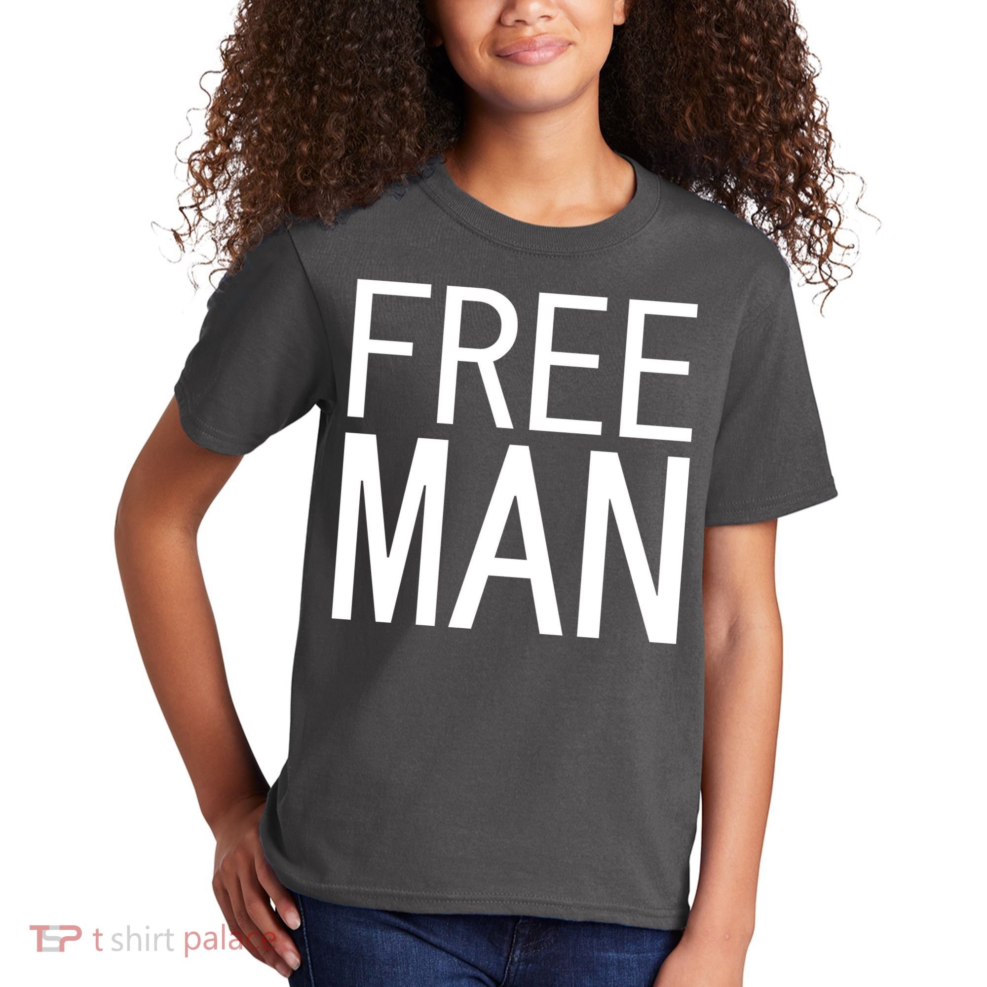 Free Man Kids T-Shirt