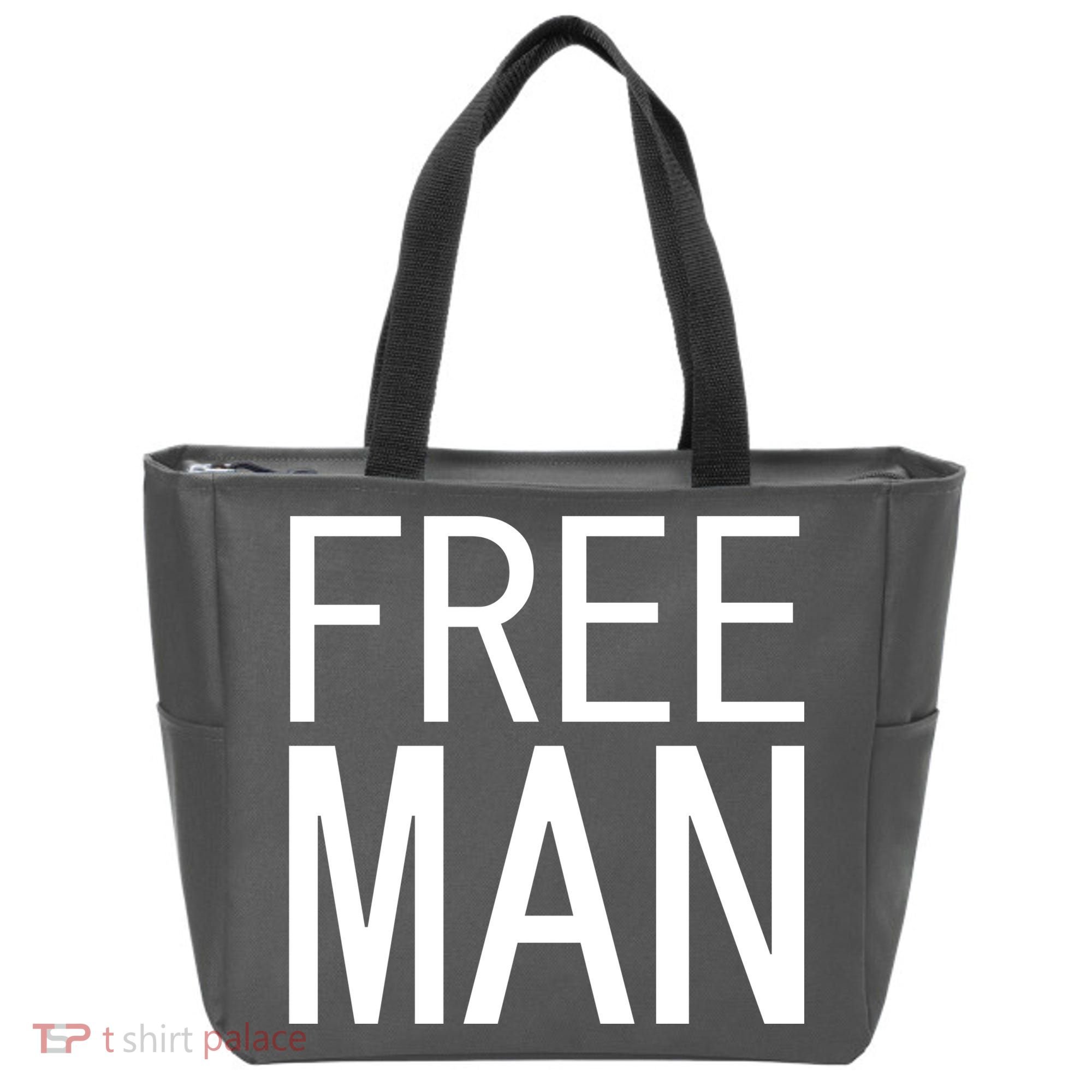 Free Man Tote Bag