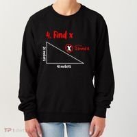 Funny Math Find X Diagram Triangle Lover Women's Sweatshirt thumb 0