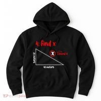 Funny Math Find X Diagram Triangle Lover Hoodie thumb 0