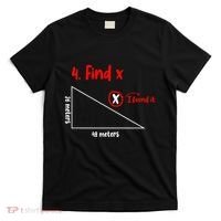 Funny Math Find X Diagram Triangle Lover T-Shirt thumb 0