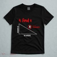 Funny Math Find X Diagram Triangle Lover T-Shirt thumb 5