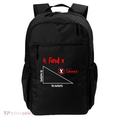 Funny Math Find X Diagram Triangle Lover Backpack