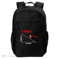 Funny Math Find X Diagram Triangle Lover Backpack thumb 0