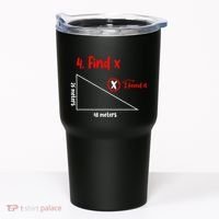 Funny Math Find X Diagram Triangle Lover Tumbler thumb 0