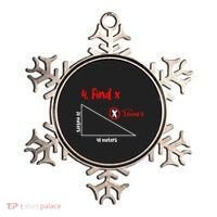 Funny Math Find X Diagram Triangle Lover Ornament thumb 0