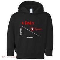 Funny Math Find X Diagram Triangle Lover Toddler Hoodie thumb 0