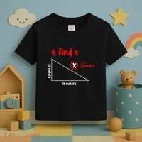Funny Math Find X Diagram Triangle Lover Toddler T-Shirt thumb 3