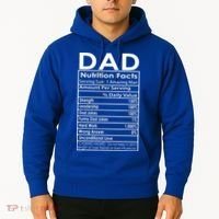 Funny Men's Father's Day Dad Nutrition Facts Gift Hoodie thumb 2