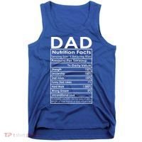 Funny Men's Father's Day Dad Nutrition Facts Gift Tank Top thumb 0