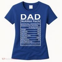 Funny Men's Father's Day Dad Nutrition Facts Gift Women's T-Shirt thumb 0