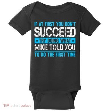 Funny Mike Baby Bodysuit