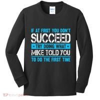 Funny Mike Kids Long Sleeve Shirt thumb 0