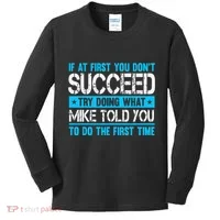 Funny Mike Kids Long Sleeve Shirt thumb 0