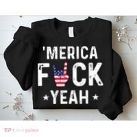Funny Merica Fuck Yeah 4th Of July Sweatshirt thumb 2