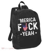 Funny Merica Fuck Yeah 4th Of July Port Authority Crush Ripstop Backpack thumb 1