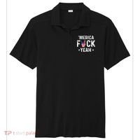 Funny Merica Fuck Yeah 4th Of July Sport-Tek Posi-UV Pro Polo thumb 0