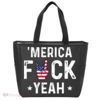 Funny Merica Fuck Yeah 4th Of July Tote Bag thumb 0