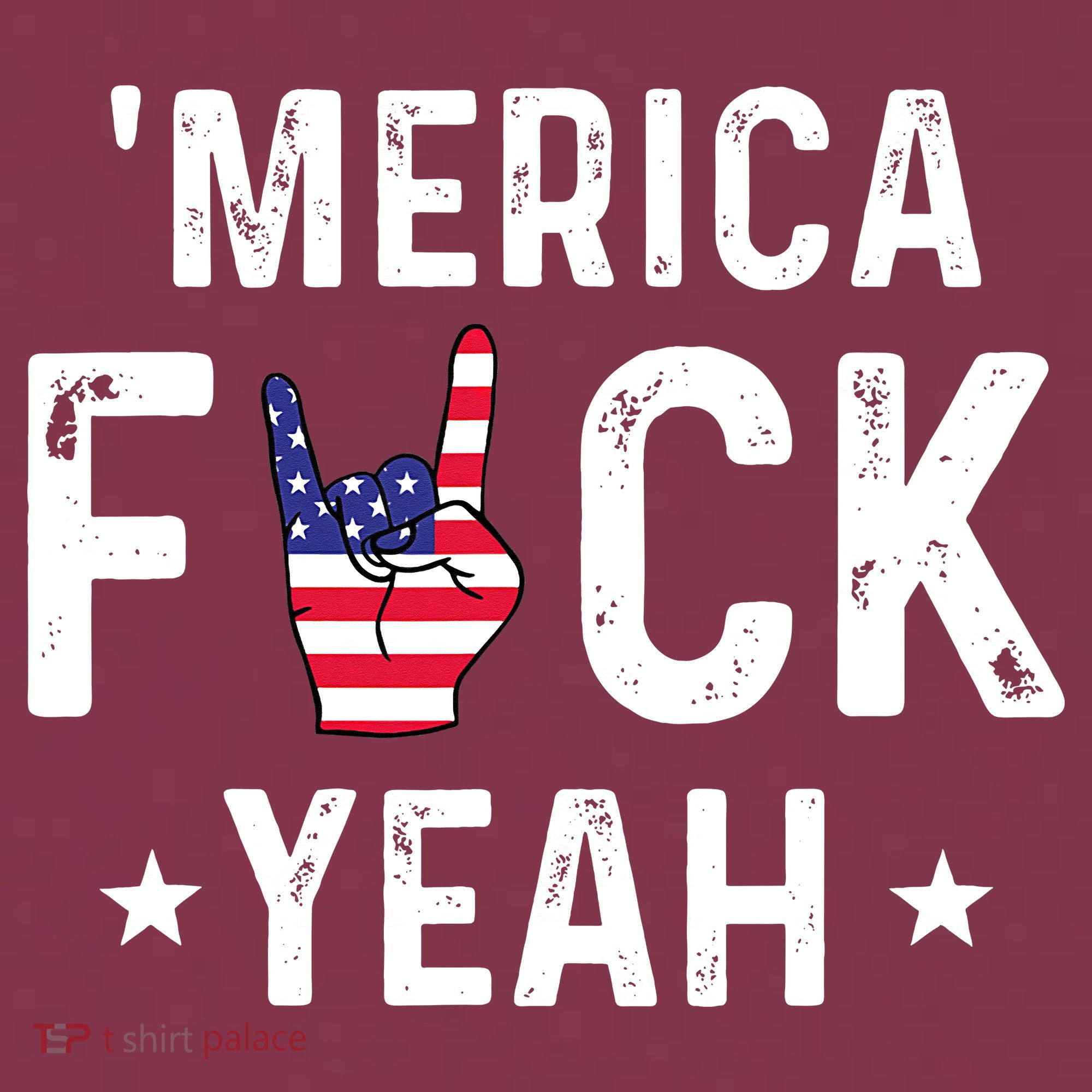 Funny Merica Fuck Yeah 4th Of July 16oz Travel Tumbler