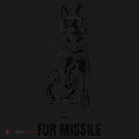 Fur Missile Funny Black Belgian Malinois Dog Women's Hoodie thumb 2