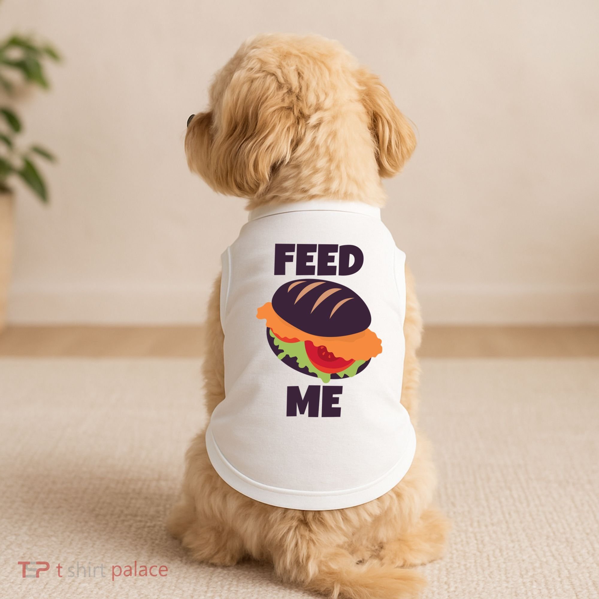 Feed Me Doggie Tank