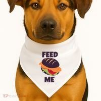 Feed Me USA-Made Doggie Bandana thumb 1