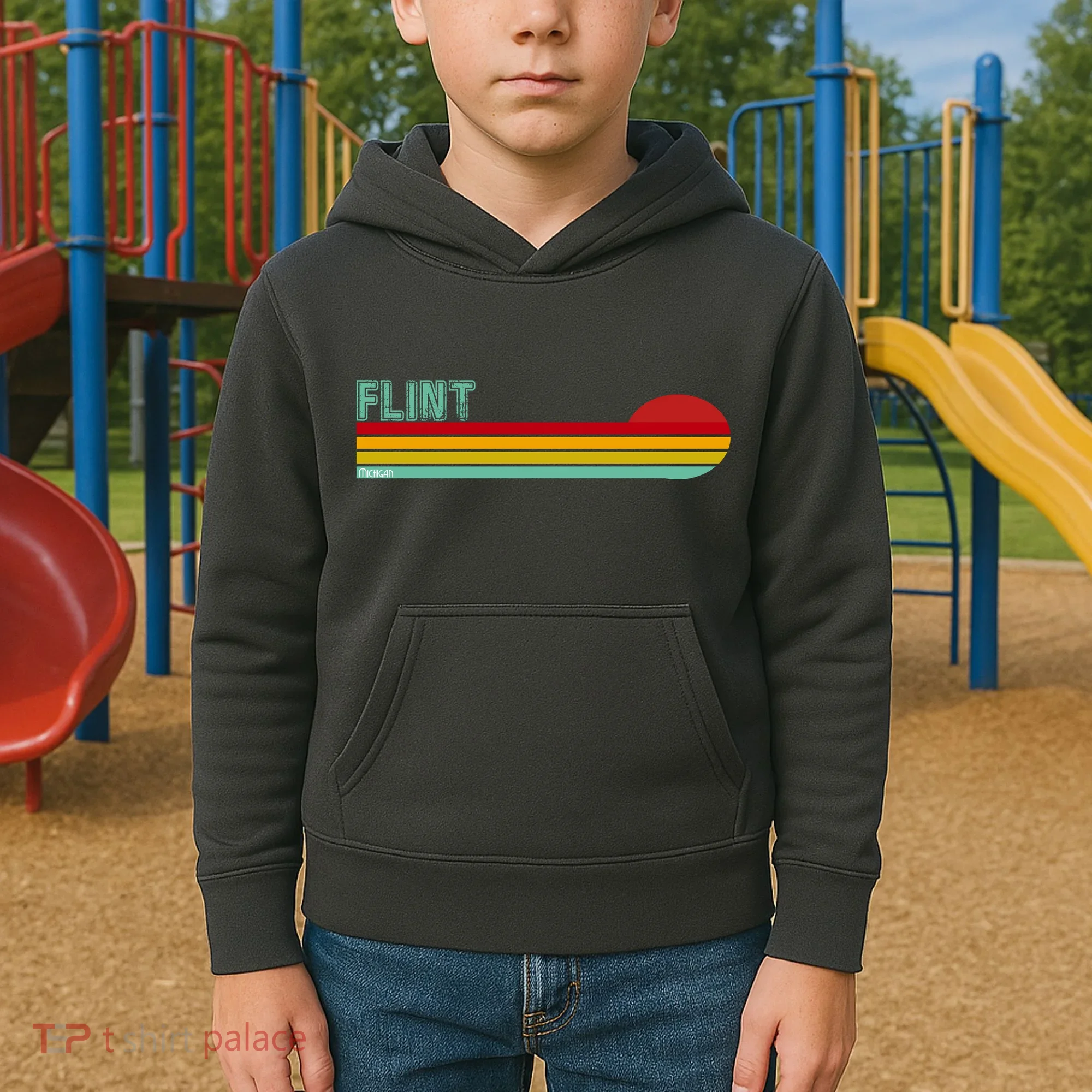 Flint Michigan Kids Hoodie