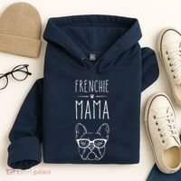 Frenchie Mama French Bulldog Pet Lover Womans Hoodie thumb 4