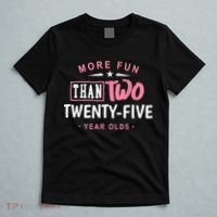 Funny More Fun Than Two 25 Year Old 50th Birthday T-Shirt thumb 5