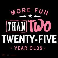 Funny More Fun Than Two 25 Year Old 50th Birthday Sustainable Bucket Hat thumb 2