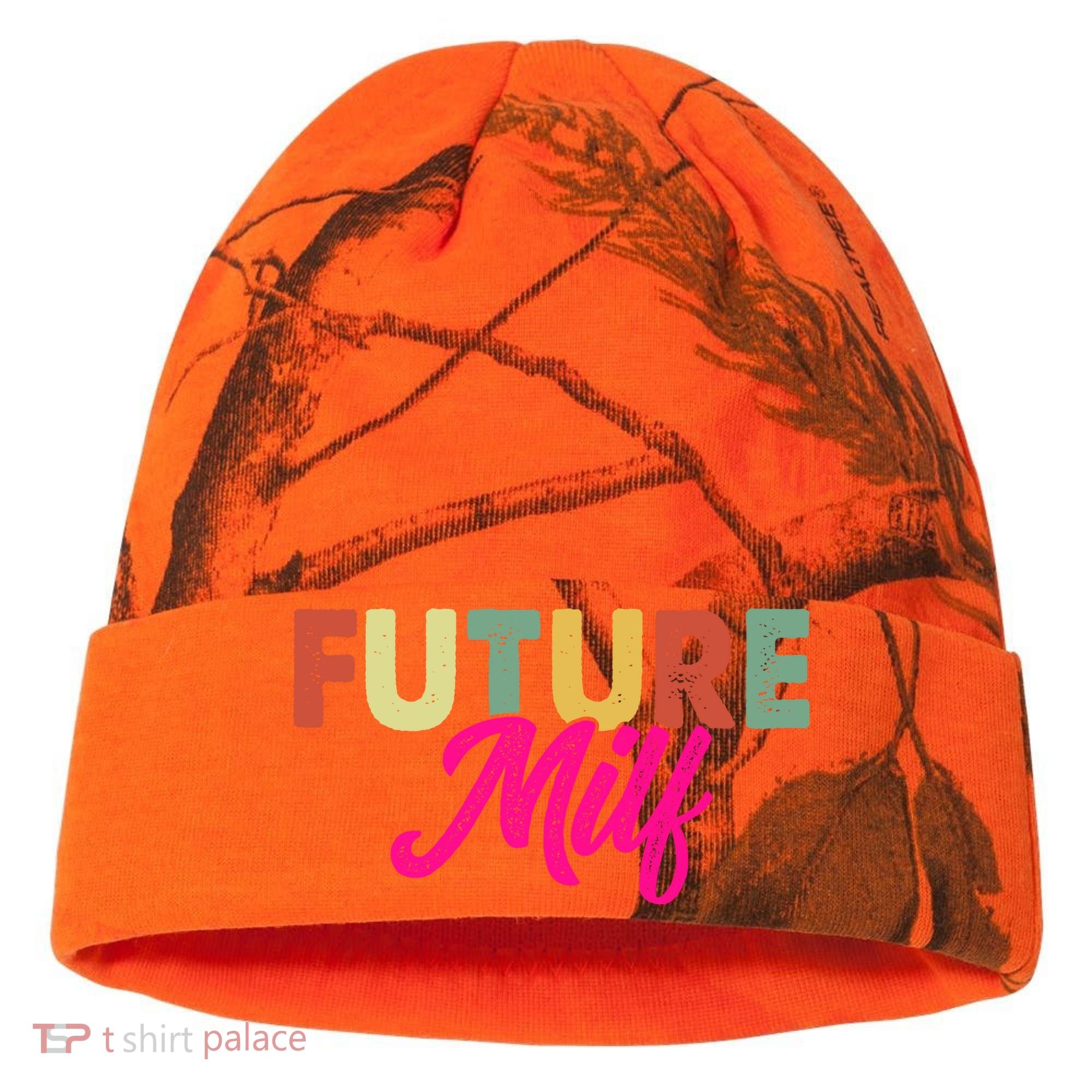 Future Milf Kati Licensed 12" Camo Cuffed Beanie