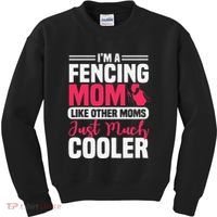 Fencing Mom Fence Foil Epee Sabre Sword Mother's Day Kids Sweatshirt thumb 0
