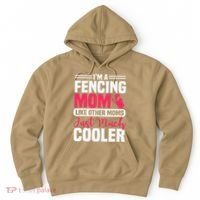 Fencing Mom Fence Foil Epee Sabre Sword Mother's Day Hoodie thumb 0