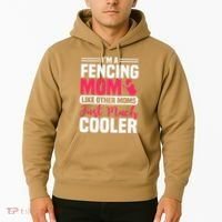 Fencing Mom Fence Foil Epee Sabre Sword Mother's Day Hoodie thumb 2