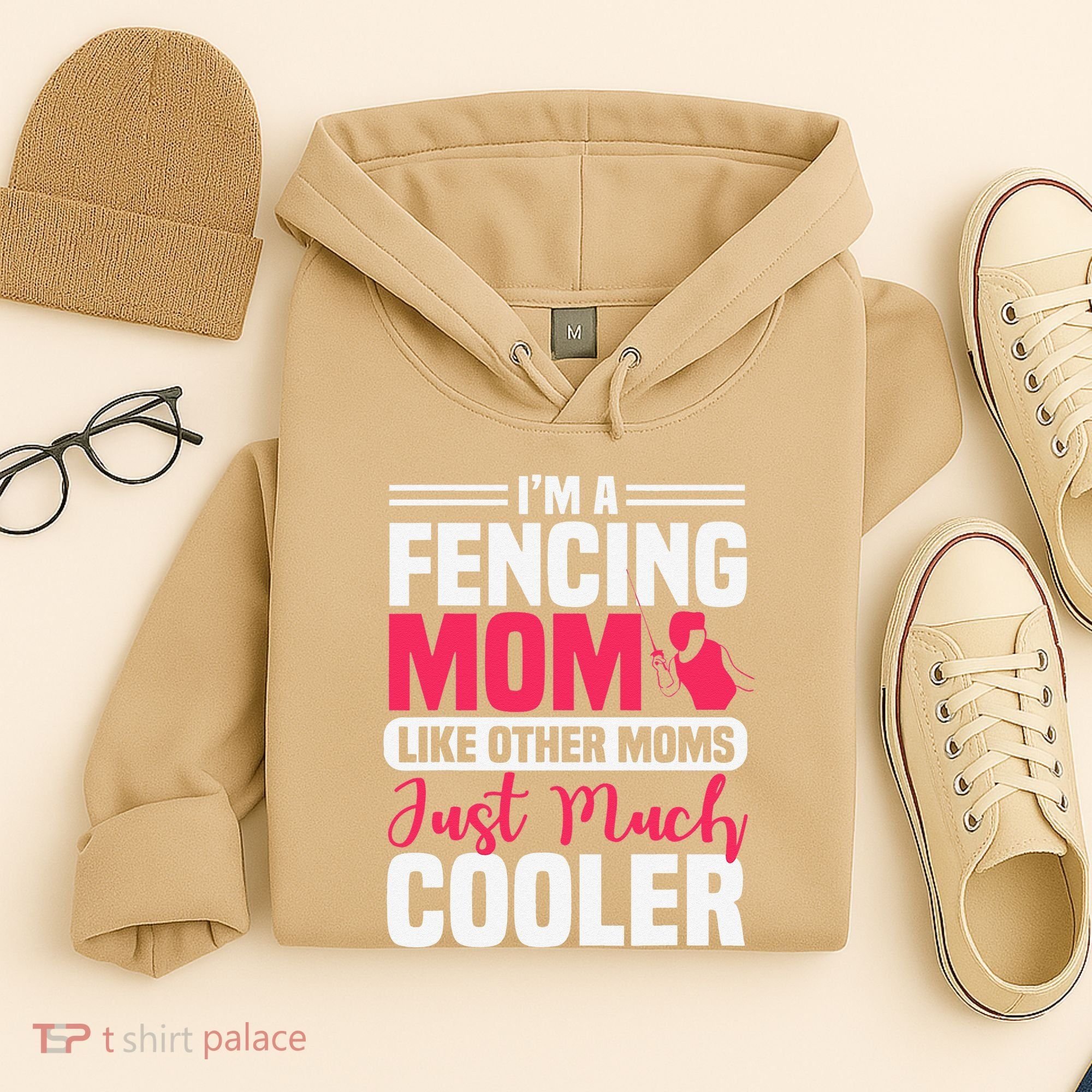 Fencing Mom Fence Foil Epee Sabre Sword Mother's Day Hoodie