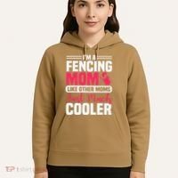 Fencing Mom Fence Foil Epee Sabre Sword Mother's Day Hoodie thumb 5