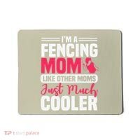 Fencing Mom Fence Foil Epee Sabre Sword Mother's Day Mousepad thumb 0
