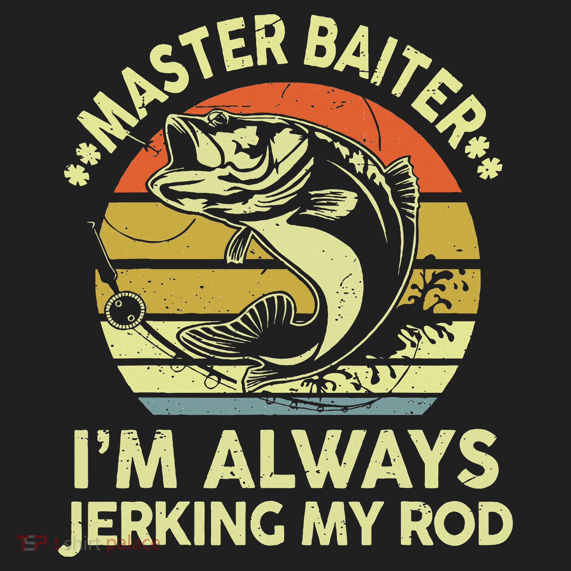 Fishing Masterbaiter Funny Bass Dad Beanie