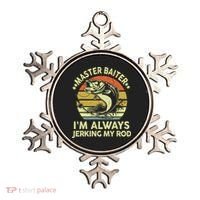 Fishing Masterbaiter Funny Bass Dad Ornament thumb 0