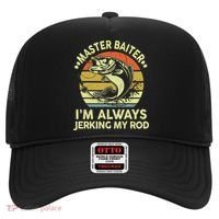 Fishing Masterbaiter Funny Bass Dad Hat thumb 0