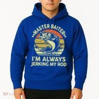 Fishing Masterbaiter Funny Bass Dad Hoodie thumb 2