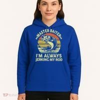 Fishing Masterbaiter Funny Bass Dad Hoodie thumb 5
