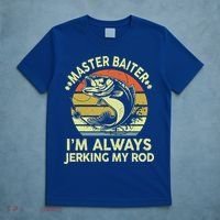 Fishing Masterbaiter Funny Bass Dad T-Shirt thumb 5