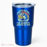 Fishing Masterbaiter Funny Bass Dad Tumbler thumb 0