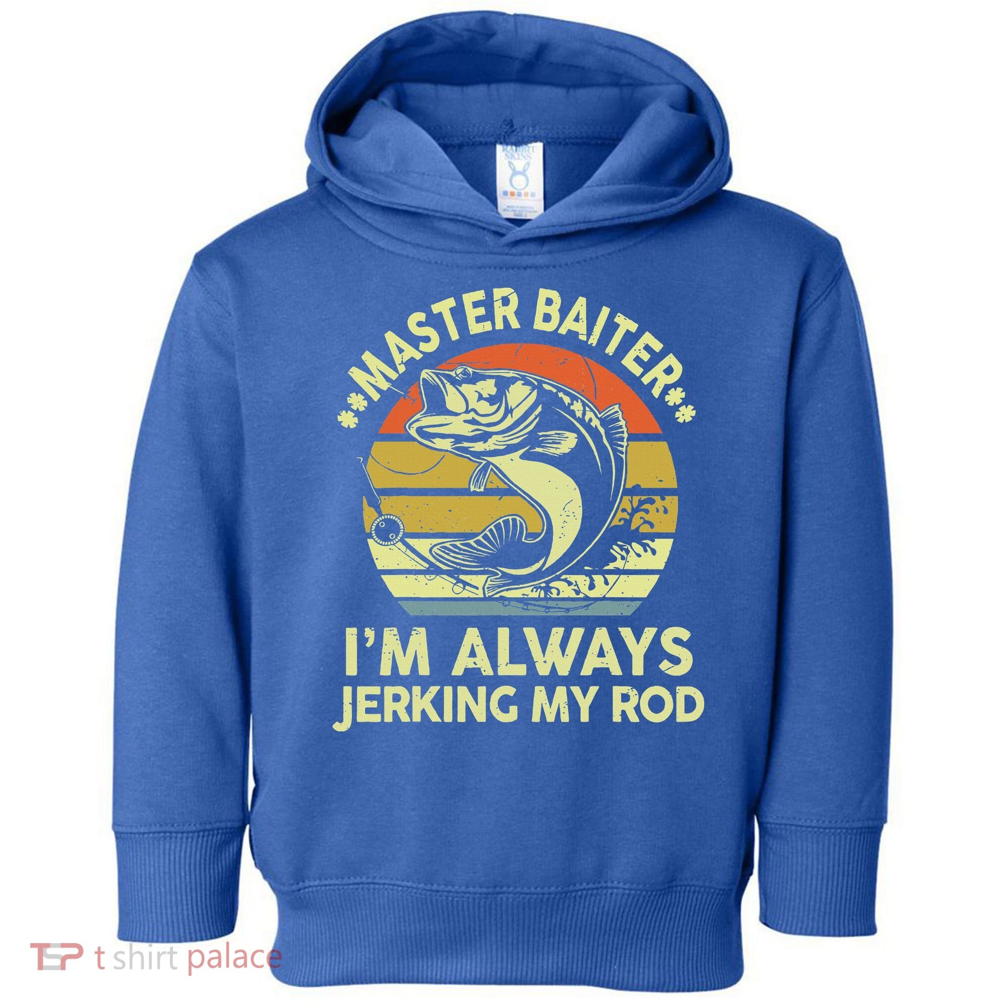 Fishing Masterbaiter Funny Bass Dad Toddler Hoodie