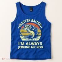 Fishing Masterbaiter Funny Bass Dad Tank Top thumb 2