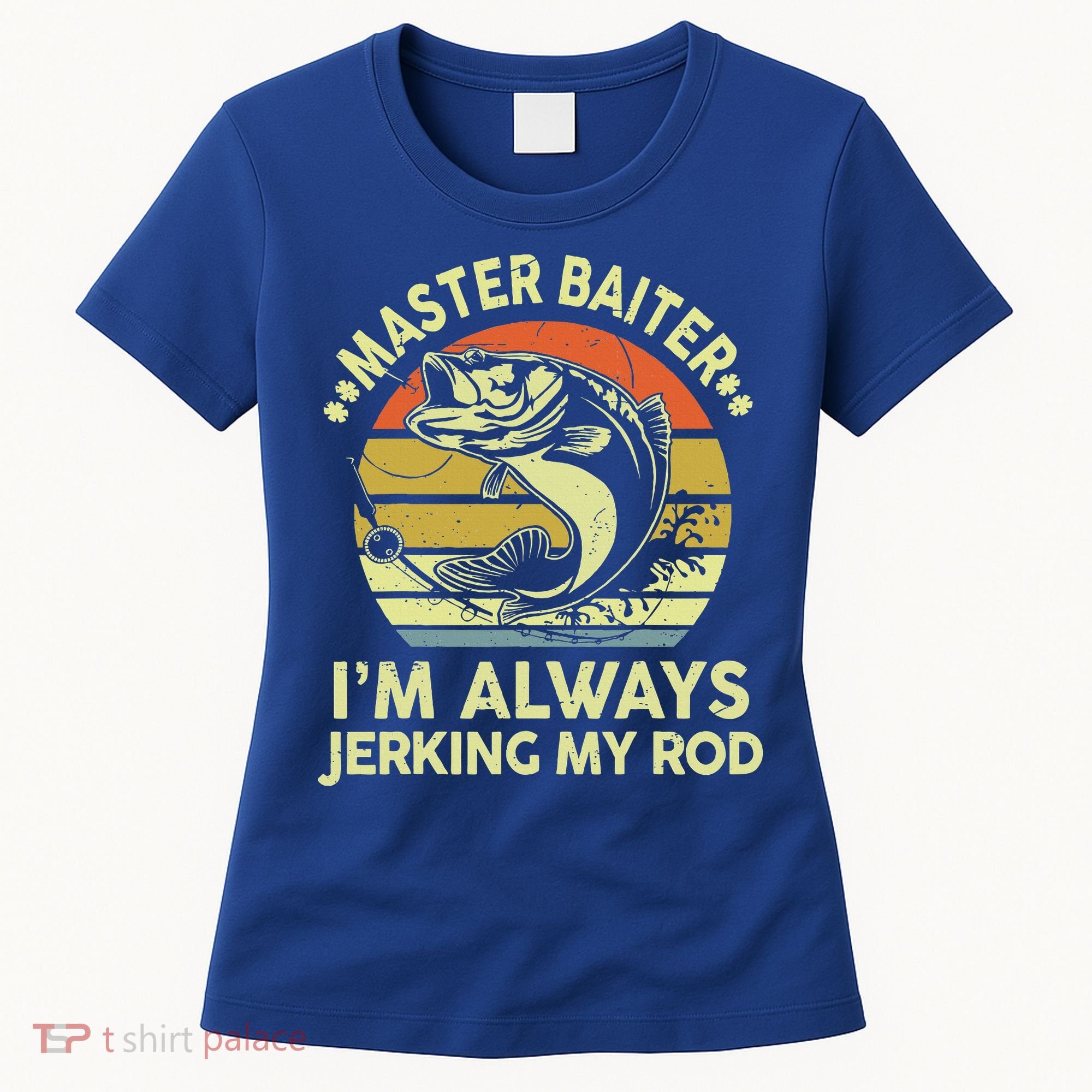 Fishing Masterbaiter Funny Bass Dad Women's T-Shirt
