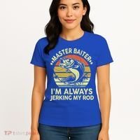 Fishing Masterbaiter Funny Bass Dad Women's T-Shirt thumb 4